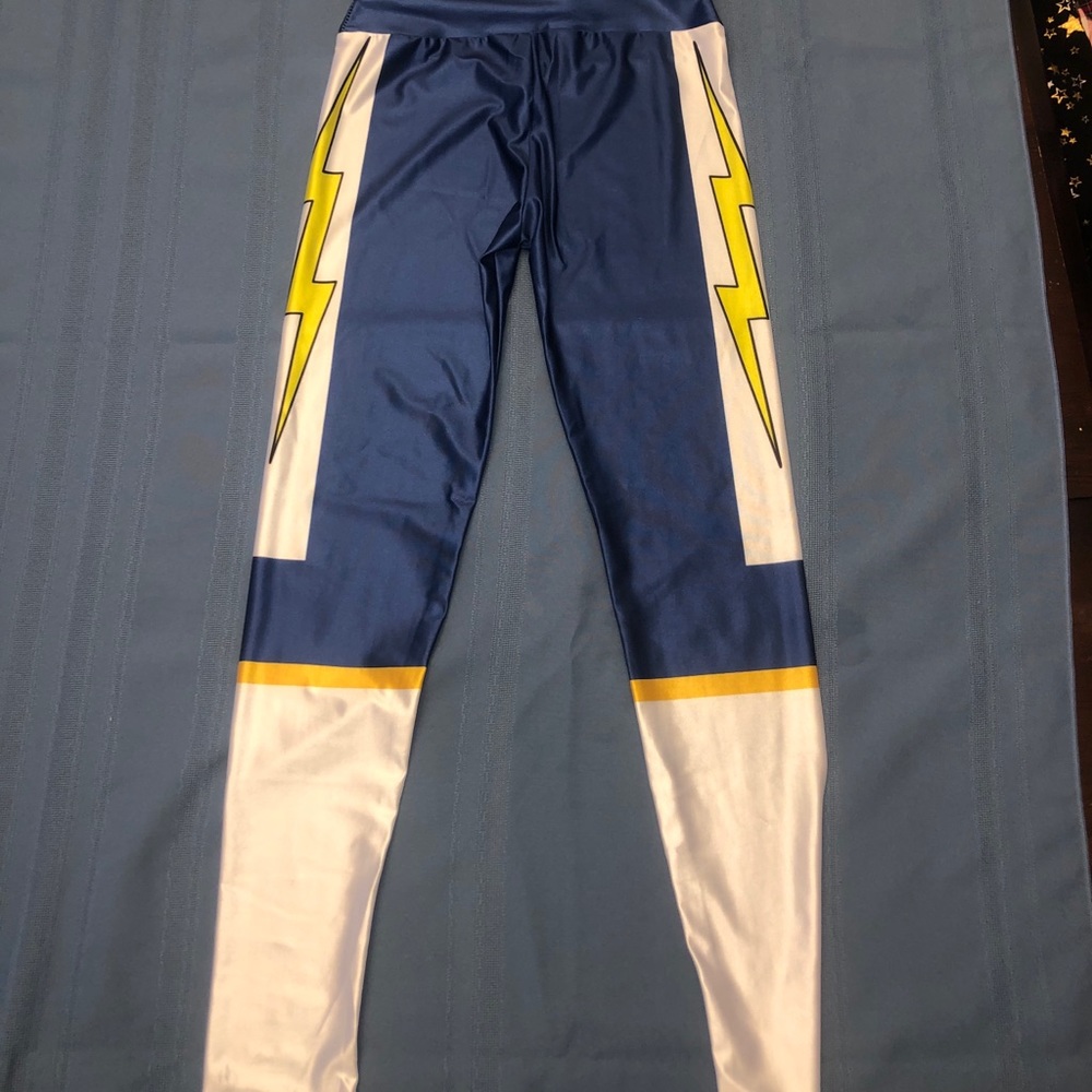 Chargers Lightning Bolt Leggings